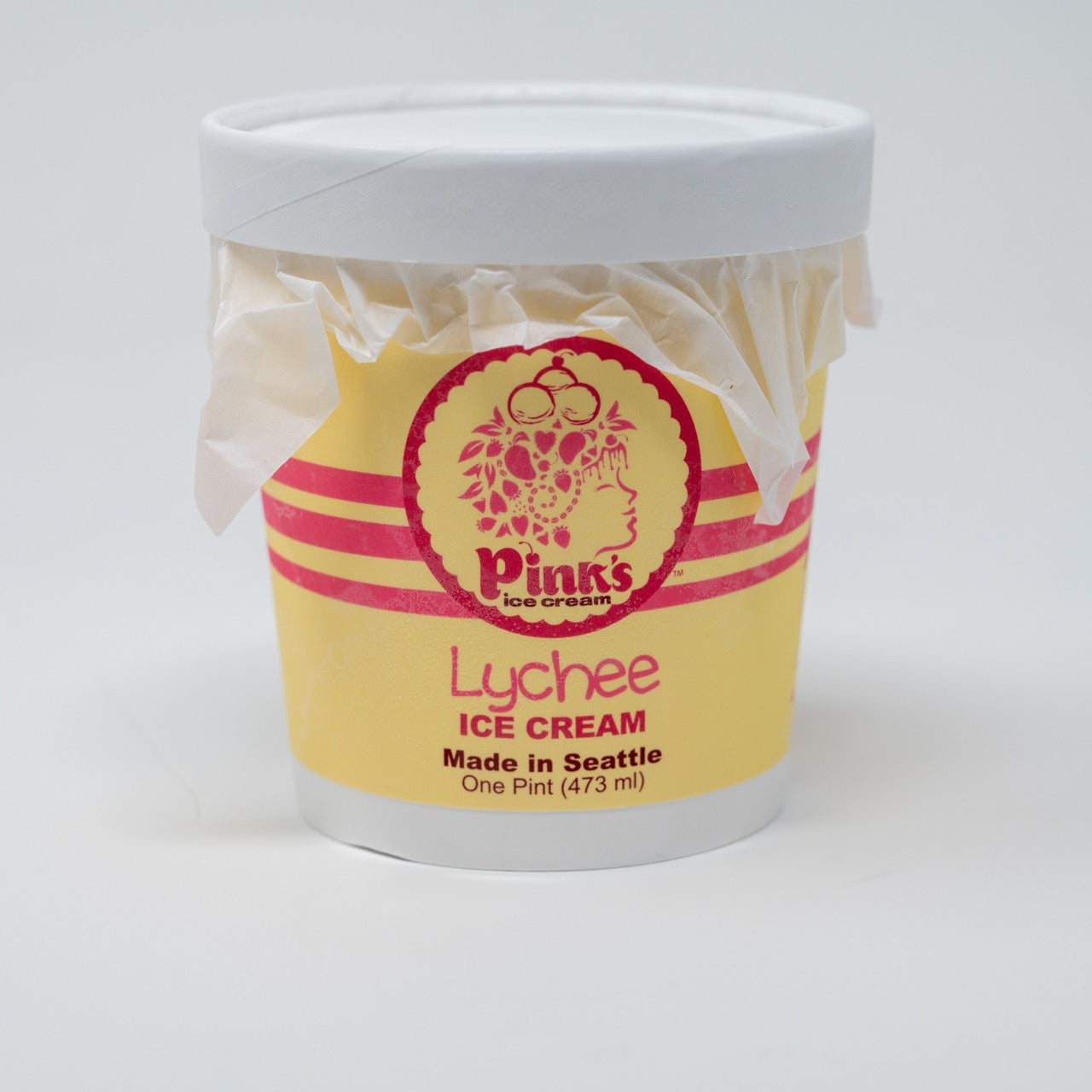 Lychee Ice Cream Pint - Macadons
